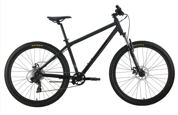 Велосипед FORWARD APACHE 29 2.0 D (29" 8 ск. рост. 17") 2024, черный-мат/черный, IB4F980D8FBKXBK