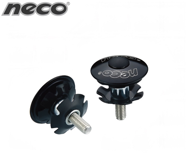 Якорь в рулевую колонку (паук) NECO 1-1/8" алюминиевый (5 деталей), инд. упаковка (черный, C2861)