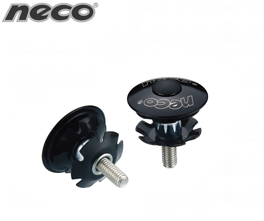 Якорь в рулевую колонку (паук) NECO 1-1/8" алюминиевый (5 деталей), инд. упаковка (черный, C2861)