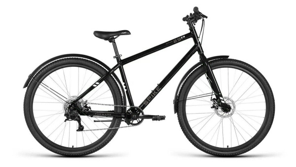 Велосипед FORWARD SPIKE CX 29 (29" 8 ск. рост. 18") 2026, чёрный, SPRT26F0083