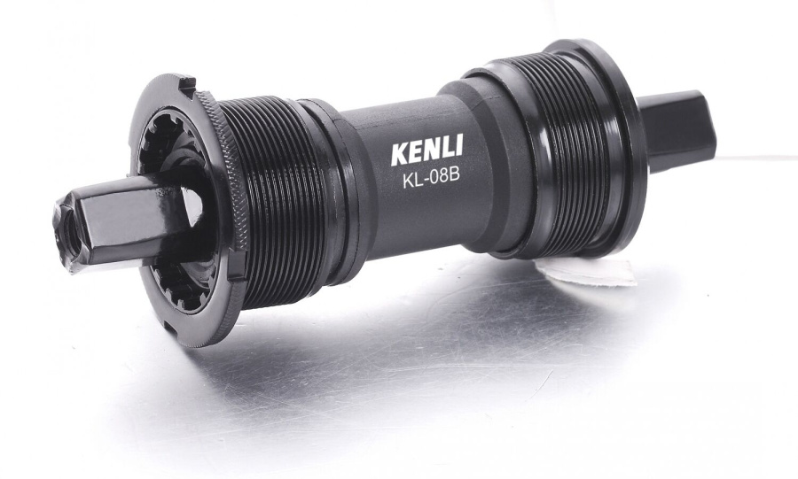 Каретка KENLI KL-08B, интегрированная, чашки стальные, квадратный вал, SQR, 68 мм, 122 мм (1BS100000243)