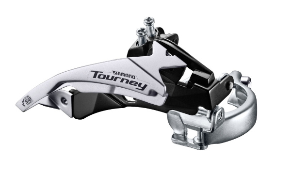 Переключатель передний SHIMANO FD-TY500 TOURNEY, универсальная тяга, хомут 31.8/34.9, угол 66-69°, 42T, инд. упаковка Shimano (EFDTY500TSX6)