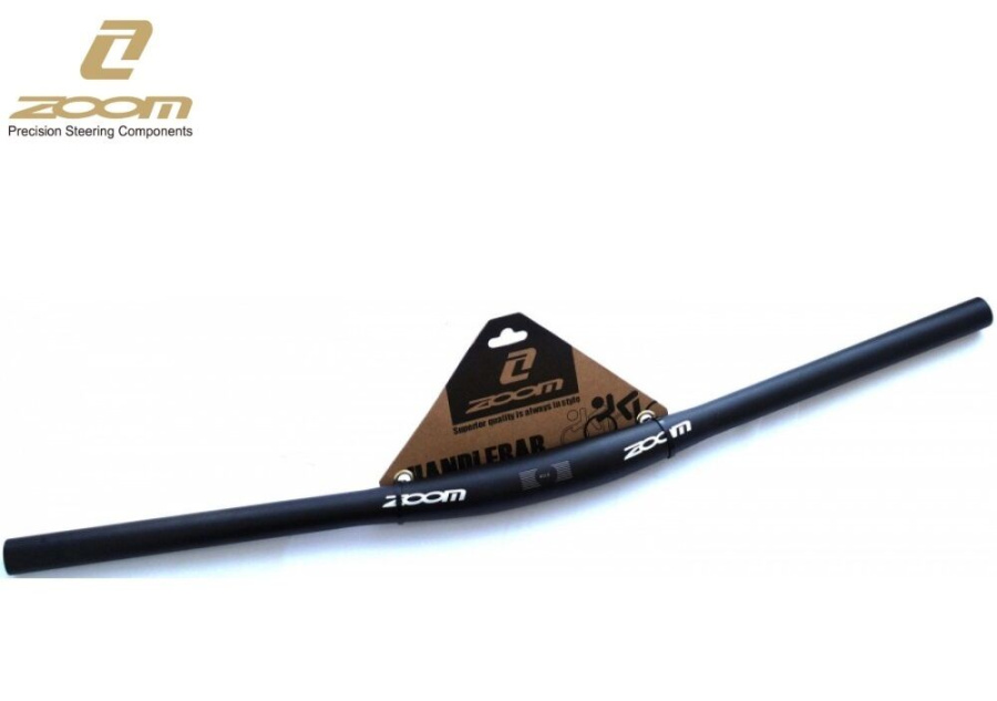 Руль MTB ZOOM, длина 760 мм, посадка ø 31,8 мм, подъем 12 мм, алюминиевый, ZOOM-312BT (черный, 1HAAAB100105)