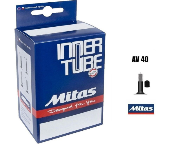 Камера 20x1,5/2,10 H07 Schrader (AV), ниппель 40 мм, MITAS