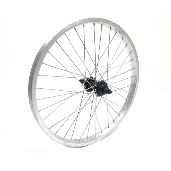 Колесо в сборе 20" Заднее, втулка RH-207, 36 отв., 3/8" (гайка), V-Brake, под трещётку 6/7 ск., Одностеночный обод (RWF2036H0002)