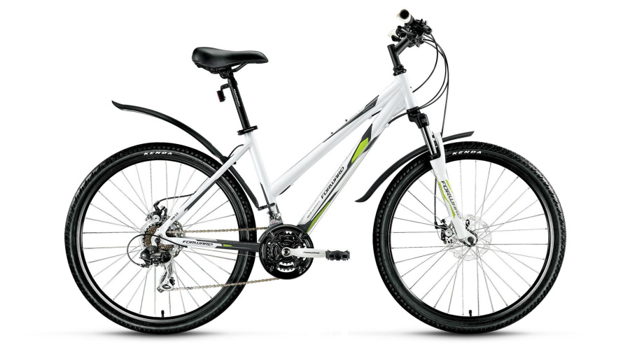 Велосипед FORWARD JADE 2.0 disc (26" 21 ск. рост 17") 2015-2016 (белый/серый, RBKW6766Q012)