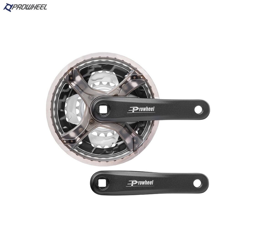 Комплект шатунов (система) PROWHEEL, алюминиевые шатуны 170 мм, SQR, 9/16, 42х32х22T, TA-CQ01 (черный, УТ00024460)