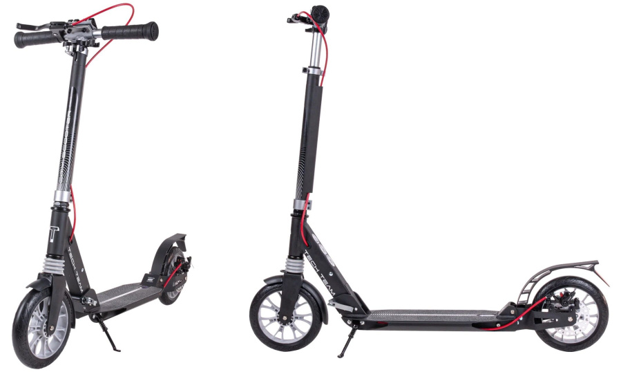Самокат Tech Team City Scooter Disk Brake серый (1/2, NN007588)