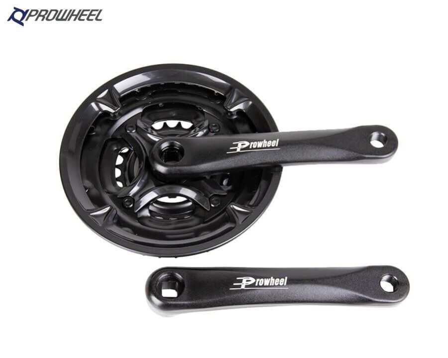 Комплект шатунов (система) PROWHEEL, алюминиевые шатуны 152 мм, SQR, 9/16, 42х32х22T, MA-AC49 152 (черный, NN009957)