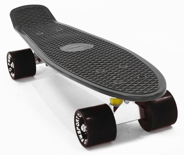 Скейтборд (Пенниборд) PWS Classic 22", Alu, ABEC-7 (черный, Classic37757)