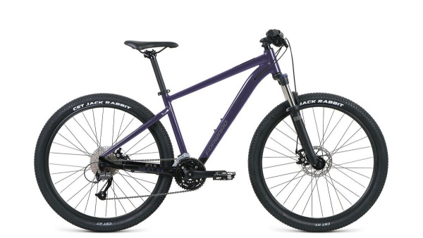 Велосипед FORWARD NEXT SX 27,5 (27,5" рост 17") 2026, тёмно-фиолетовый / чёрный, SPRT26F0061