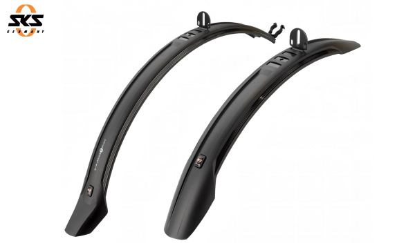 SKS Комплект крыльев 26"-27.5" MTB "Velo 65 Mountain", шир. 65 мм., черный (SKS_11020)
