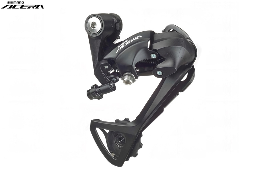 Переключатель задний SHIMANO ACERA, RD-T3000, 9 скор., крепление (на болт) под петух, 45T, SGS, Black (ARDT3000SGSL)