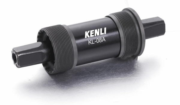 Каретка-картридж "Kenli" с пром.подшипник., чашки стальные, SQR, 68 мм, 110,5 мм (серый, FBS300000011)