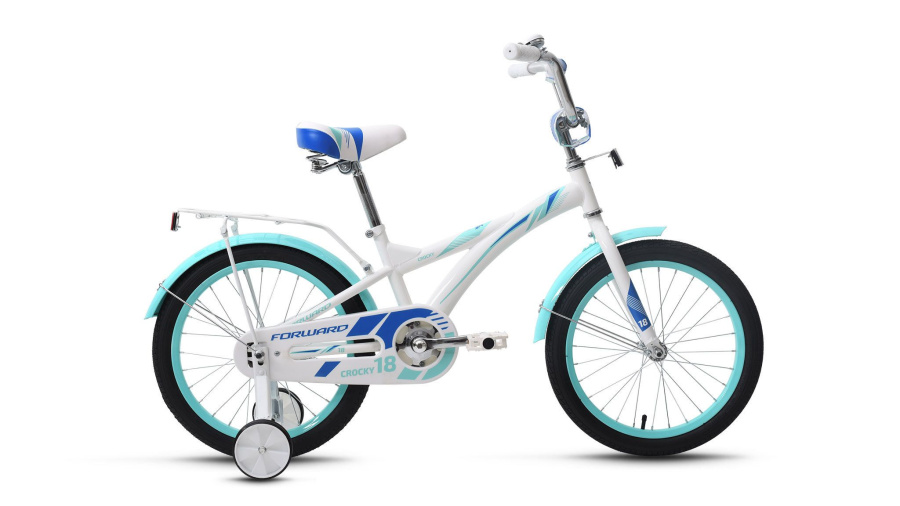 Велосипед FORWARD CROCKY 18 GIRL (18" 1 ск.) 2016-2017 (белый, RBKW7LNH1015)