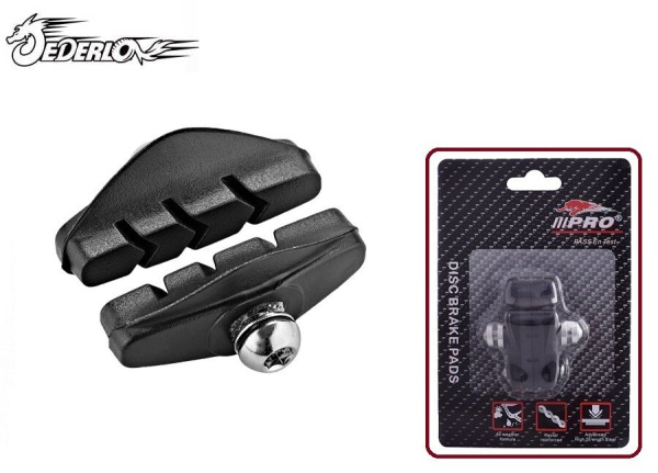 Тормозные колодки 50 мм, V-Brake, BMX/Шоссе, блистер, PRO, пр-во Тайвань (УТ-00018941)