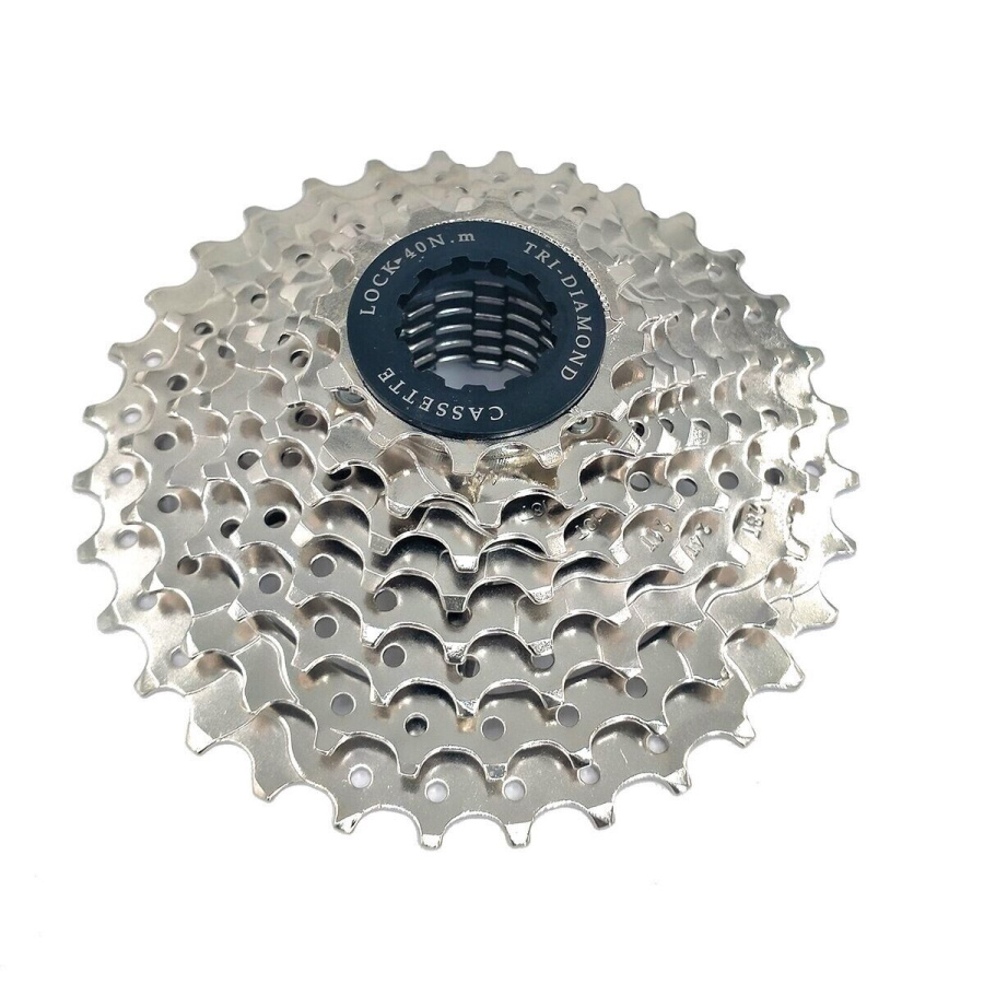 Кассета 8 ск. CS-08, 12-34T, Chrome-Plated, TRI-DIAMOND (ZTB24035)