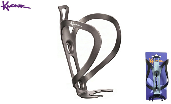 Флягодержатель KLONK, алюминиевый, универсальный, Style, KLK-21206 Titanium