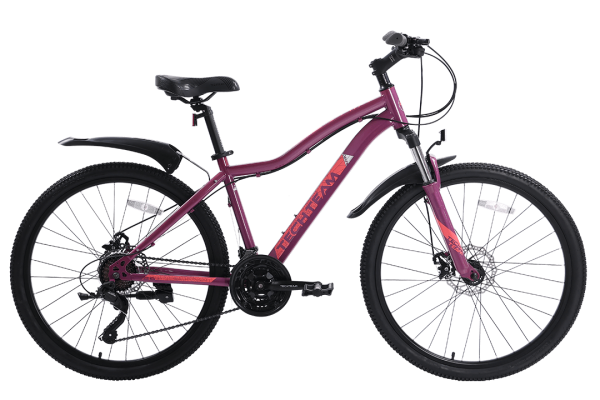 Велосипед TECH TEAM Delta 26 disc (26" 16 ск. рост 16") розовый (NN013650)