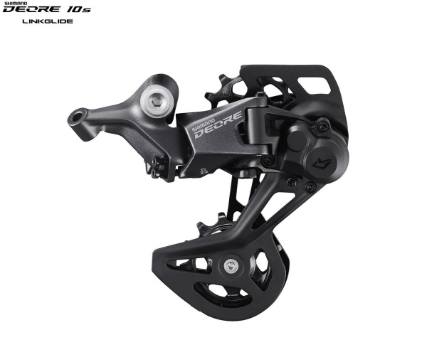 Переключатель задний SHIMANO DEORE, RD-M5130, 10 скор., крепление (на болт) под петух, LINKGLIDE SHADOW RD, 32T, GS (KSLM5130GS)