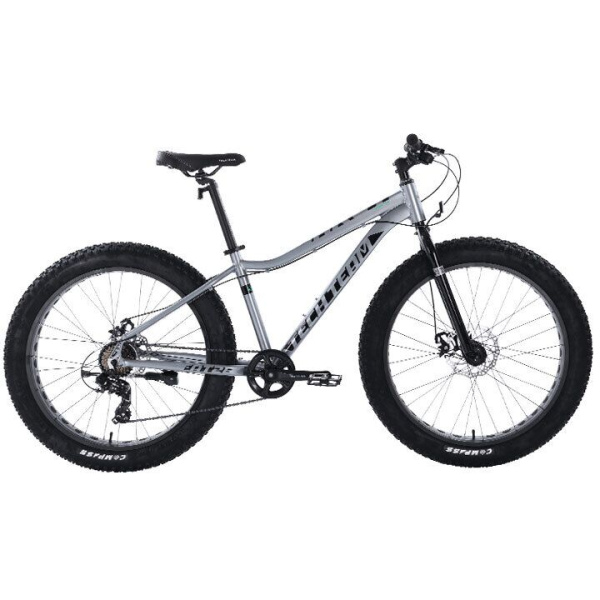 Велосипед TECH TEAM Garet 26 disc (26" 8 ск. 18") ALU, серый (NN004281)