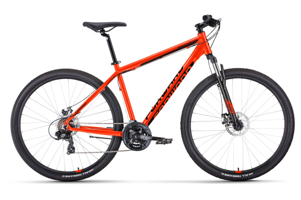 Велосипед FORWARD APACHE 29 2.0 D CLASSIC (29" 21 ск. рост. 21") 2022, красный/черный, RBK22FW29114
