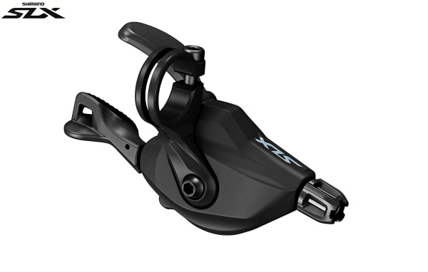 Рукоятка переключения передач правая SHIMANO DEORE XLX SL-M7100-R RAPIDFIRE PLUS, манетка/шифтер, 12 скор., трос 2400 мм (черный, KSLM7100RC)