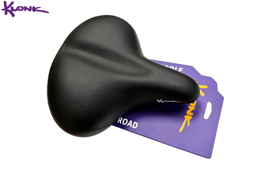 Седло KLONK, COMFORT Series, 265x250 мм, Elastomer, KLK-18008, Black