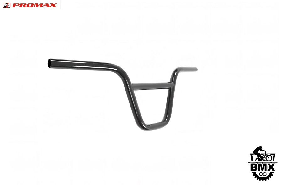 Руль BMX длина 660 мм, Ø 22,2 мм, подъем 230 мм, стальной, HB-B201, PROMAX (УТ00033182)