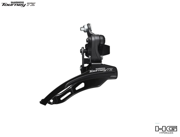 Переключатель передний SHIMANO FD-TZ500 TOURNEY, нижняя тяга, 31,8, 42Т, угол 64-69° (AFDTZ500DSDM6)