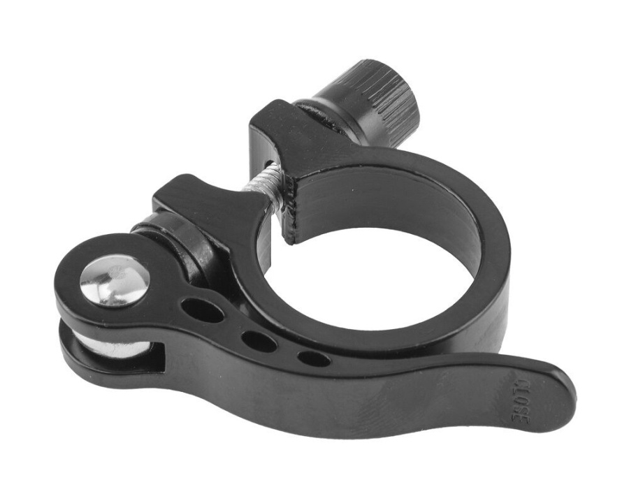 Хомут подседельного штыря с эксцентриком, 28,6 мм (чёрный, H28.6BLACK)