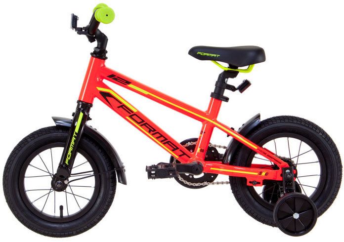 Велосипед FORMAT Kids 12 (12" 1 ск. рост OS) 2016-2017 (красный, RBKM7L6E1001)