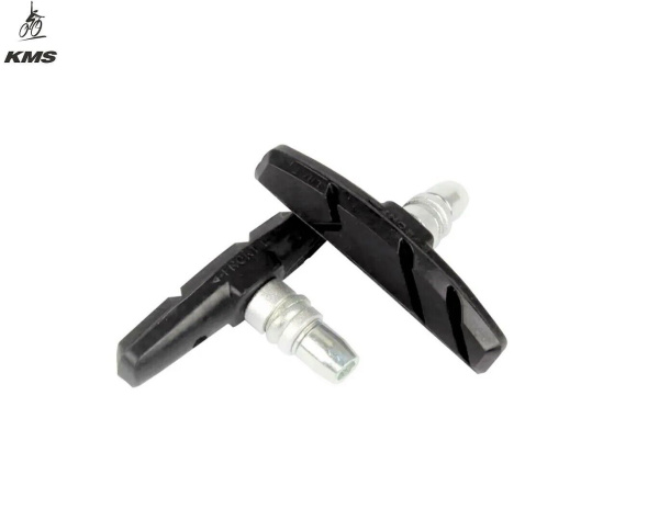 Тормозные колодки 70 мм V-Brake (пара), BPV-X70B, KMS, Тайвань, OEM, 1/25 (черный, F3122635-57)