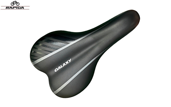 Седло актив MTB-6316 VACUUM, 271x162 мм, MTB Series, RAPIDA Galaxy, Black (УТ00032215)