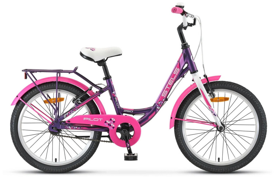 Велосипед STELS Pilot 250 Lady V020, ALU рама (20" 1 ск.), пурпурный (УТ00033953)
