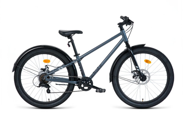 Велосипед FORWARD SPIKE CX 24 (24" 7 ск. рост. 12") 2026, чёрный, SPRT26F0075