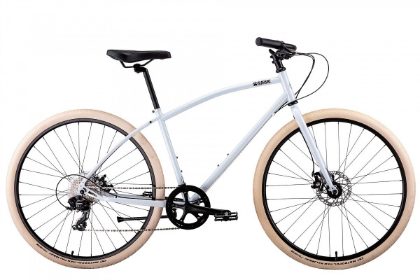 Велосипед BEARBIKE Perm (700C 8 ск. рост. 500 мм) 2020-2021, белый, 1BKB1C188Z06