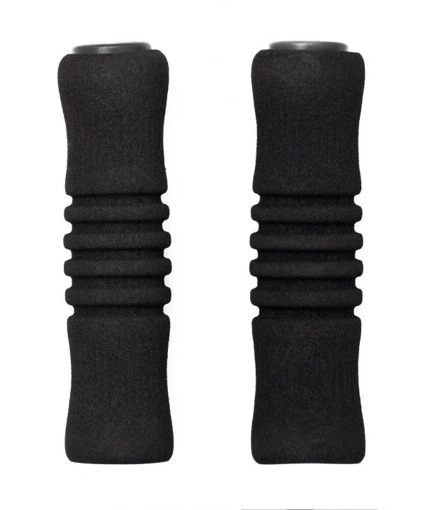 Рукоятки руля (грипсы, комплект), 127 мм, анатомические, SZ-B025 (черный, 1GR127SZB025)