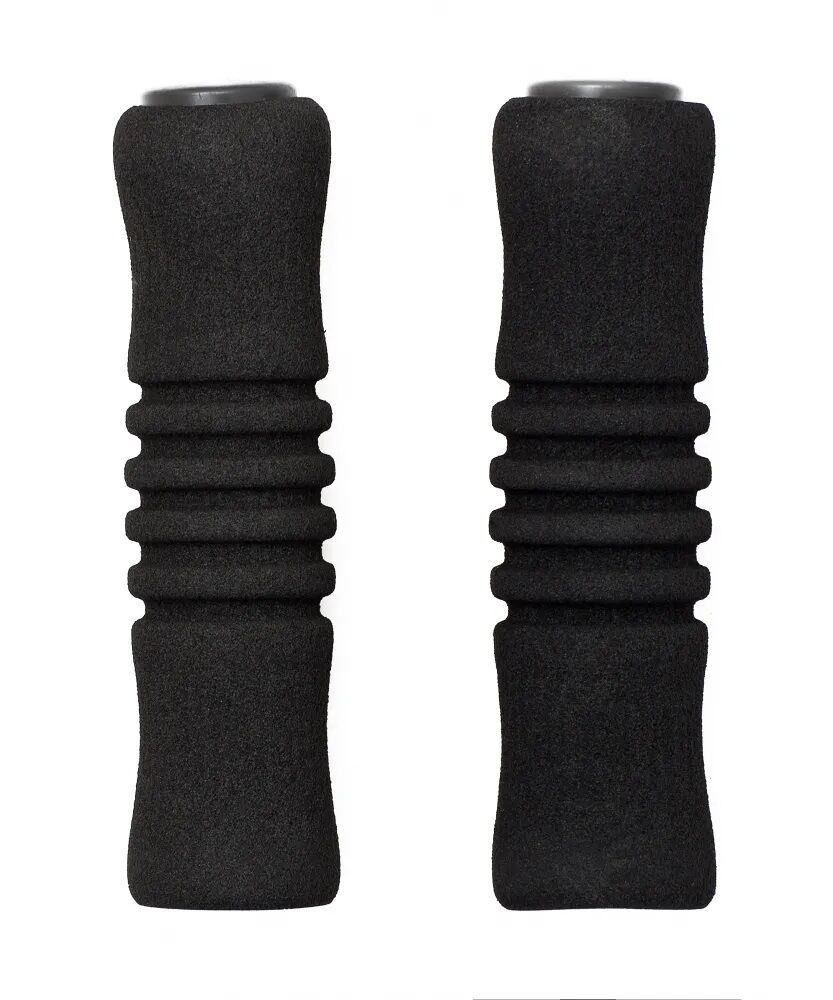 Рукоятки руля (грипсы, комплект), 127 мм, анатомические, SZ-B025 (черный, 1GR127SZB025)