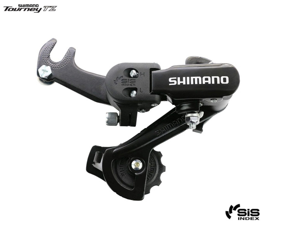 Переключатель задний SHIMANO TOURNEY RD-TZ31 6/7 ск., крепление на ось, 34T, GS (черный, ARDTZ31AGSB)