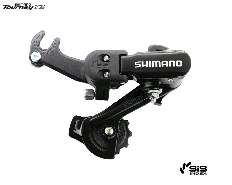 Переключатель задний SHIMANO TOURNEY RD-TZ31 6/7 ск., крепление на ось, 34T, GS (черный, ARDTZ31AGSB)