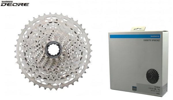 Кассета, SHIMANO, 11 ск. CS-M5100, DEORE, 11-42T, инд. упаковка (ICSM510011142)