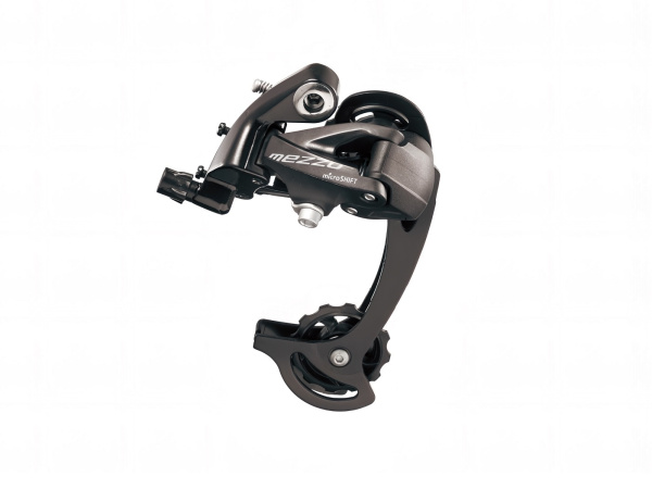 Переключатель задний MICROSHIFT RD-M36L MEZZO, 8/9 скор., крепление (на болт) под петух, длинная лапка, 45T (HQ0010358)