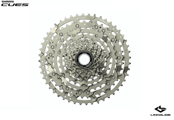 Кассета, SHIMANO, 10 ск. CS-LG400, CUES, LINKGLIDE, 11-48T (ACSLG40010148)