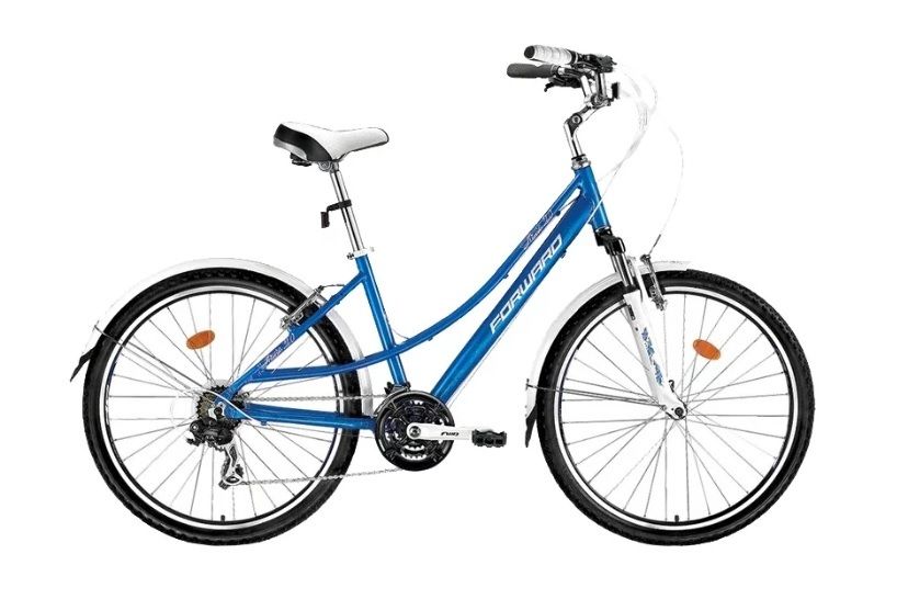 Велосипед FORWARD AZURE 2.0 (26" 21 ск. рост 17") 2013-2014 (синий, RBKW4E66Q006)