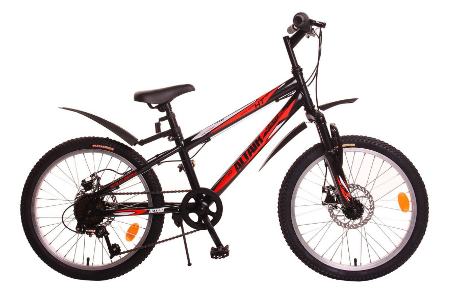 Велосипед ALTAIR MTB HT 20 disc (20" 6 ск. рост 11") 2016-2017 (черный, RBKT71N06005)