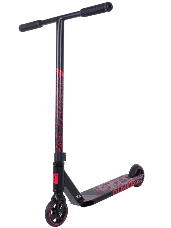 Самокат трюковый Tech Team Duker 1.0 black/red (1/4, NN012431)