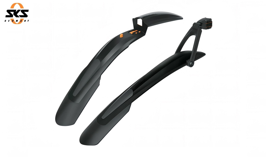 Комплект крыльев 26"-27.5" MTB SKS "SHOCKBLADE / X-BLADE ", быстросъемные, черный (SKS_11388)