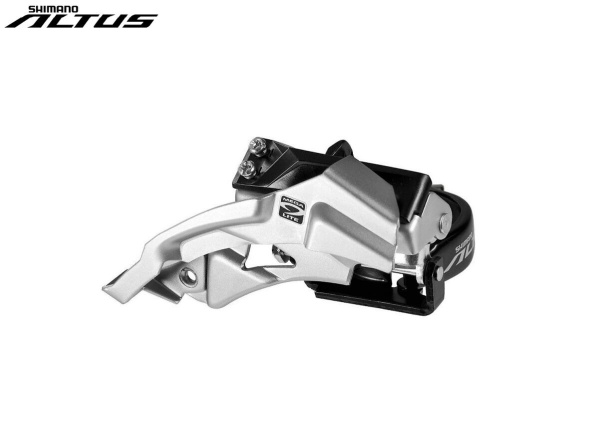 Переключатель передний SHIMANO FD-M2000 ALTUS, универсальная тяга, HYPERDRIVE, хомут 28,6-34,9мм, 42T, угол 66-69° (AFDM2000TSL6)