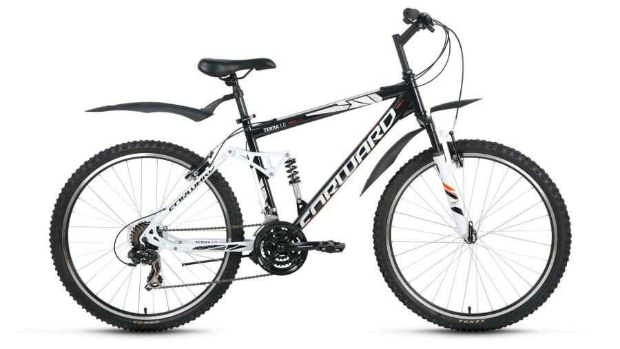 Велосипед FORWARD TERRA 1.0 (26" 21 ск. рост 16) 2015-2016 (черный/белый, RBKW6SN6Q019)